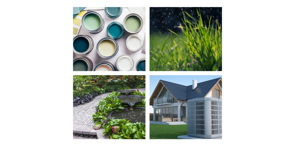 Seaside Homes – Paint, Lawn Care, Pet Gardens & Heat Pumps: What Do They Have in Common?